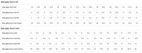 what size is 9g in gucci|Gucci size chart.